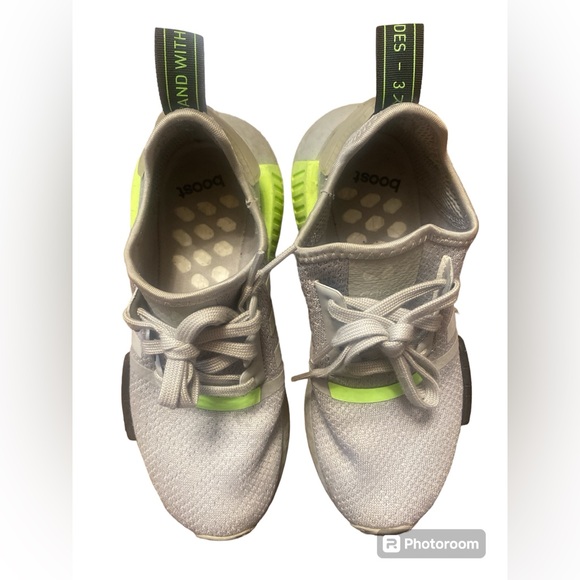 Adidas Slip-on Sneakers Gray/Green Size 5 - Picture 4 of 4